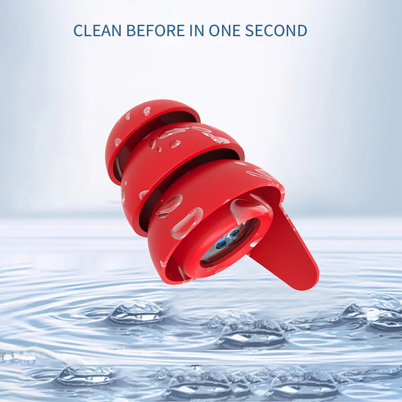 1 pereche de dopuri de urechi reutilizabile cu anulare a zgomotului de protecție a auzului dopuri de urechi impermeabile pentru concerte, motociclete muzician