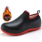 Cizme pentru bărbați unisex Cizme de ploaie pentru bărbați Cizme de zăpadă pentru cuplu cald Pantofi anti-alunecare Cizme de ploaie pentru cuplu impermeabile Cizme de apă Cizme de lucru