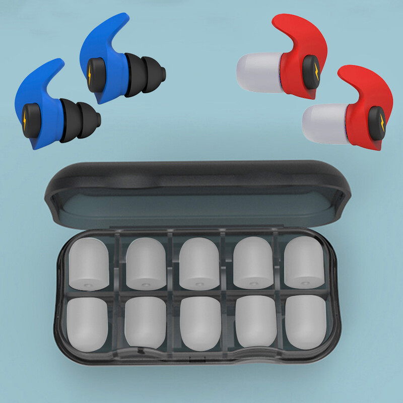 1 Ζεύγος επαναχρησιμοποιούμενες ωτοασπίδες ακύρωσης θορύβου Προστασία ακοής Αδιάβροχα ωτοασπίδες για συναυλίες Μοτοσικλέτες μουσικών