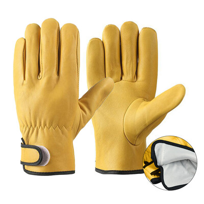 Töökindad Pehme lambanahk, autojuht jahindus autoga talu Aed Keevitamine Turvalisus Kaitse Mehaanikkinnas