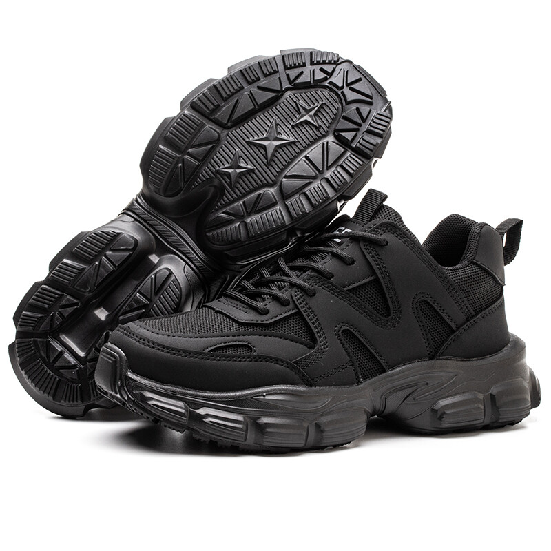 Nauji moteriški apsauginiai batai, atsparūs smūgiams, darbiniai batai, kvėpuojantys, lengvi darbiniai sportbačiai Nesunaikinami moteriški batai, batai