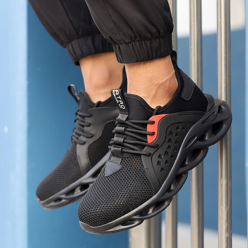 Unisex radna zaštitna obuća veličine 48 Čelična kapa Lagane prozračne tenisice za muškarce Zaštitne tenisice protiv udaraca i probijanja