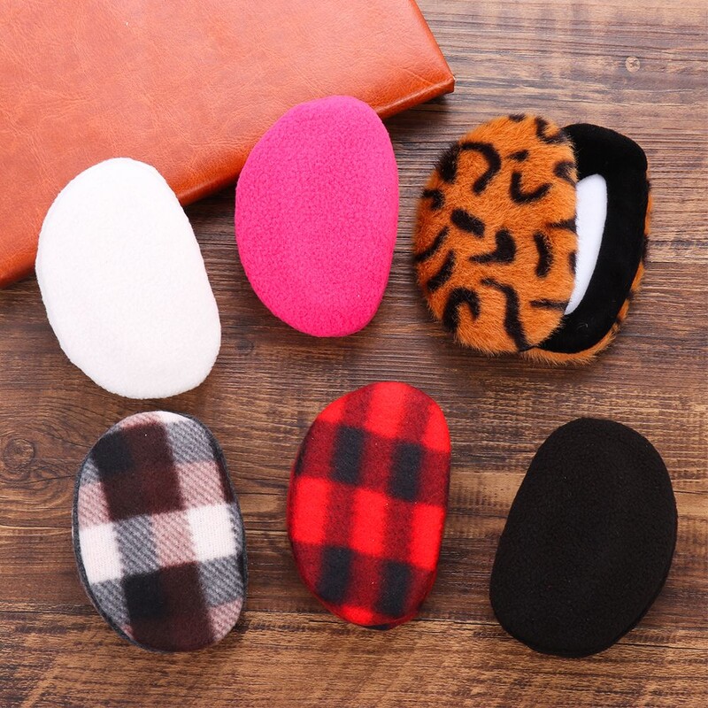 Vīrieši Sievietēm Bērniem Ziemas Flīsa Ausu Apvalks Bez Ausu Sildītāji Ausu Aizsargi Mīksti Biezi Ausu Sildītāji Vēja Necaurlaidīgi Ausu Aizsargi Ausu aizkariņi