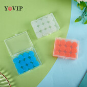 12 bucăți dopuri de urechi din silicon, dopuri de urechi reutilizabile din silicon, dopuri de urechi modelabile pentru înot, reducerea zgomotului, anularea protecției pentru somn