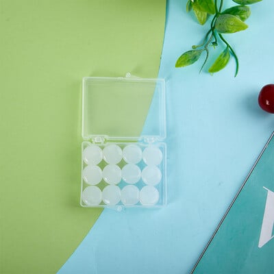 12 bucăți dopuri de urechi din silicon, dopuri de urechi reutilizabile din silicon, dopuri de urechi modelabile pentru înot, reducerea zgomotului, anularea protecției pentru somn