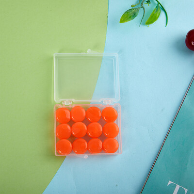 12 bucăți dopuri de urechi din silicon, dopuri de urechi reutilizabile din silicon, dopuri de urechi modelabile pentru înot, reducerea zgomotului, anularea protecției pentru somn