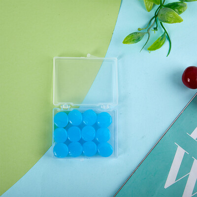 12 bucăți dopuri de urechi din silicon, dopuri de urechi reutilizabile din silicon, dopuri de urechi modelabile pentru înot, reducerea zgomotului, anularea protecției pentru somn