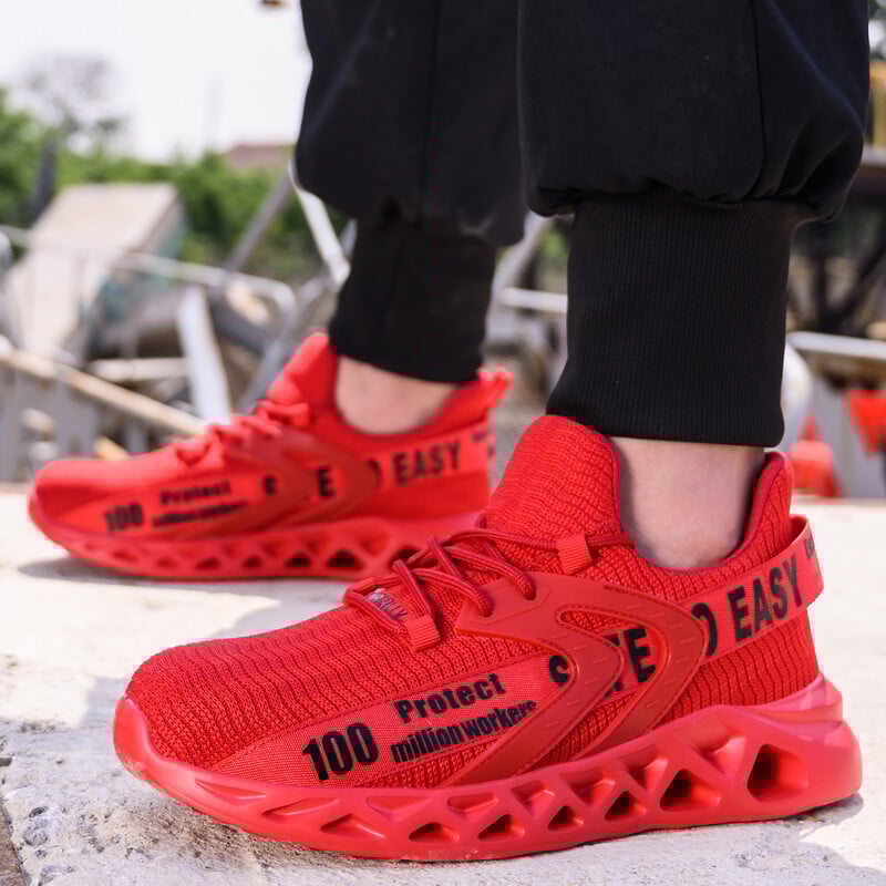 Vyriški darbo saugos batai nuo pradūrimo Darbiniai sportbačiai Vyriški Nesunaikinami darbo batai Vyriški batai Lengvi vyriški batai Saugūs batai