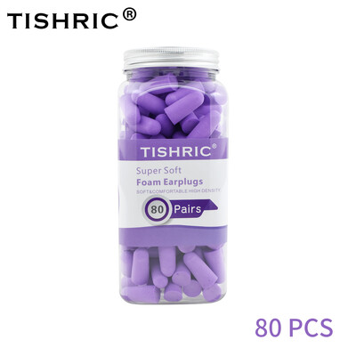 TISHRIC Ωτοασπίδες ύπνου Ωτοασπίδες μείωσης θορύβου Αντιθορύβου Προστασία ακοής Ωτοασπίδες Μαλακές πολύχρωμες ωτοασπίδες για κολύμπι