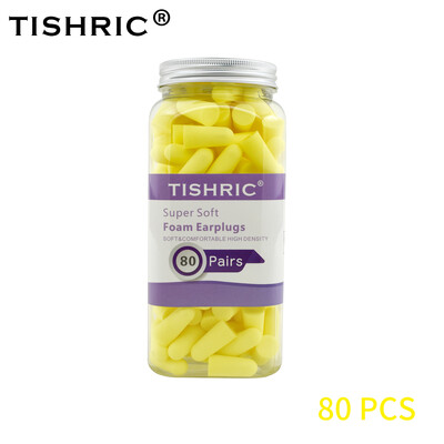 TISHRIC Ωτοασπίδες ύπνου Ωτοασπίδες μείωσης θορύβου Αντιθορύβου Προστασία ακοής Ωτοασπίδες Μαλακές πολύχρωμες ωτοασπίδες για κολύμπι