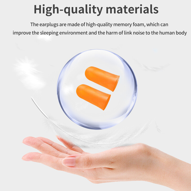 TISHRIC Ωτοασπίδες ύπνου Ωτοασπίδες μείωσης θορύβου Αντιθορύβου Προστασία ακοής Ωτοασπίδες Μαλακές πολύχρωμες ωτοασπίδες για κολύμπι