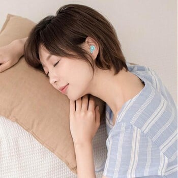 Ωτοασπίδα σιλικόνης Sleep Noise Ear Plug Ακύρωση μείωσης θορύβου Ηχομονωτικό Anti-Soft Slow Rebound Protection Ears Αφρός