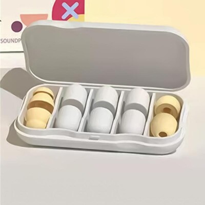 Силиконова тапа за уши Sleep Noise Ear Plug Canceling Noise Reduction Звукоизолация Anti Soft Slow Rebound Protection Ears Foam