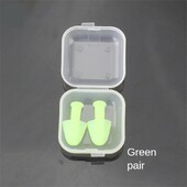 1 Poros plaukimo ausų kištukai, skirti vaikams vandens sporto treniruotėms, vandeniui atsparūs silikoniniai ausų kištukai, triukšmą slopinantys miego kištukai