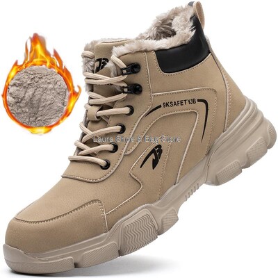 Μπότες ασφαλείας Προστατευτικές Μπότες Εργασίας Ανδρικά Παπούτσια Ασφαλείας Χειμερινές Μπότες Ασφαλείας Αντιδιατρητικά Παπούτσια Εργασίας Ατσάλινες μπότες εργασίας με δάχτυλα άφθαρτα