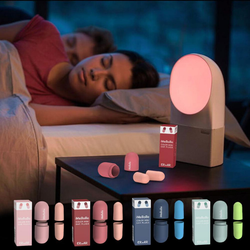 Ωτοασπίδες Tapones Oido Ruido Ωτοασπίδες Μείωση θορύβου Sleep Sleep Plug Ωτοασπίδες Φίλτρο για Αυτιά Μαλακό Σφουγγάρι Ηχομονωτικό 2τμχ