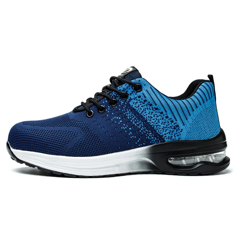 Gaisa spilveni Drošības apavi Vīriešu zābaki Tērauda purngala apavi Vīriešu necaurdurami kedas Vīriešu apavi Darba zābaki Neiznīcināmi apavi