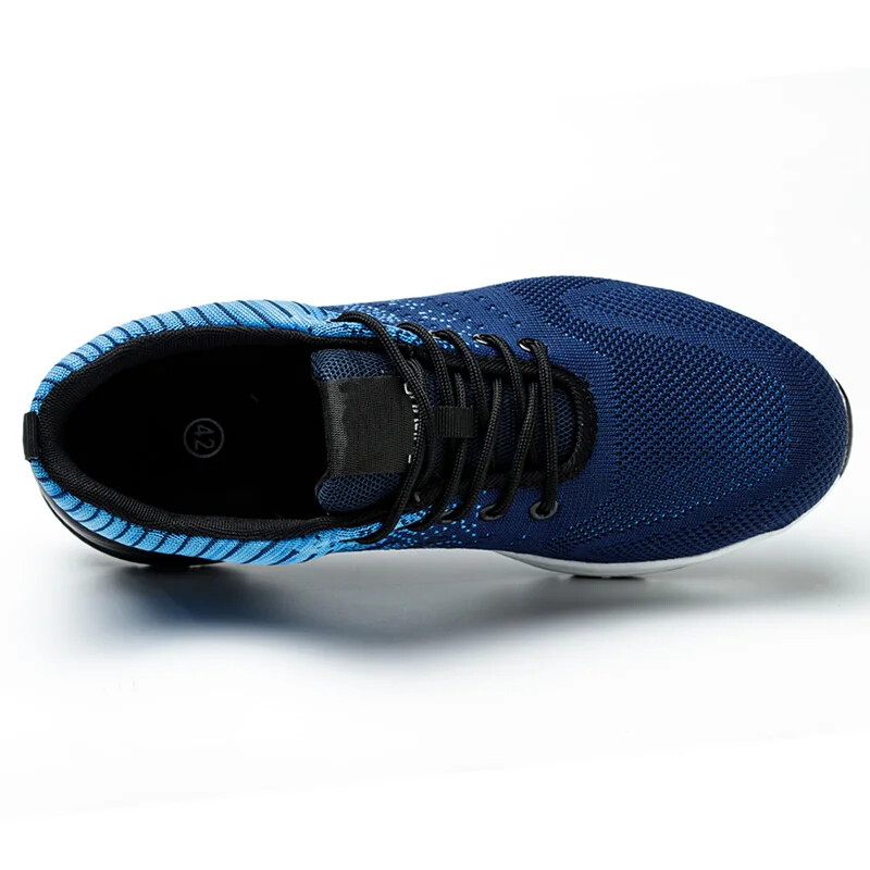 Gaisa spilveni Drošības apavi Vīriešu zābaki Tērauda purngala apavi Vīriešu necaurdurami kedas Vīriešu apavi Darba zābaki Neiznīcināmi apavi