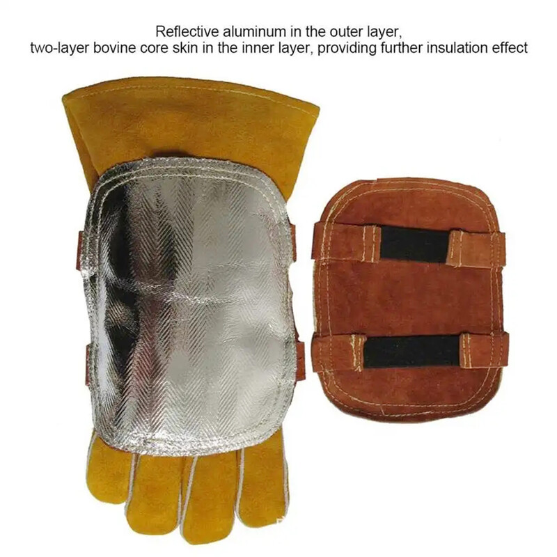 Tulekindlad kindad Padjakeevitus Käsipadi Keevitus Kinnas Kuumakaitse lõikamiseks Matkakeevitus Ahju Metallisulatus Keevitus