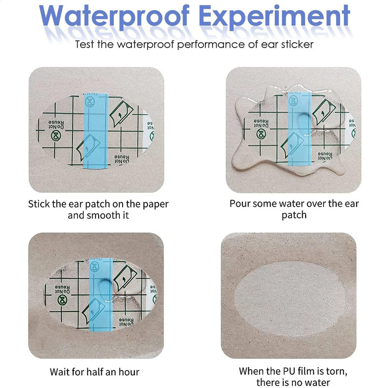 20 buc. Autocolante impermeabile pentru urechi Huse pentru urechi de unică folosință pentru înot, duș, salon, coafură, scut de vopsea, instrument pentru șapcă de duș