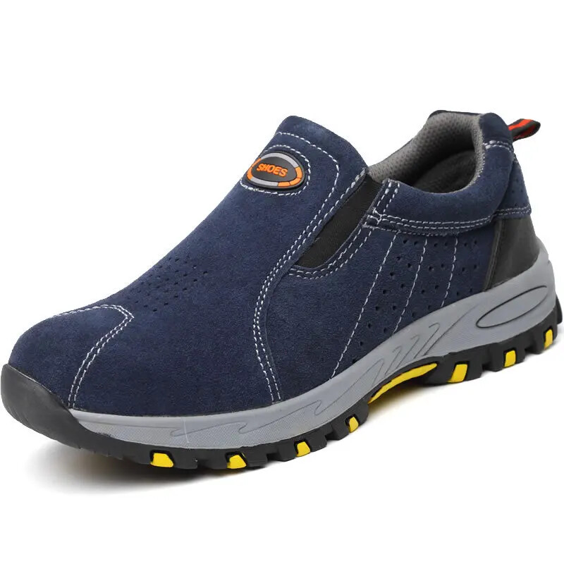 Munkavédelem Biztonság Munkacsizma Ütésgátló Szúrásgátló Hegesztő Ipari Acél orr Férfi Csúszás Cipők