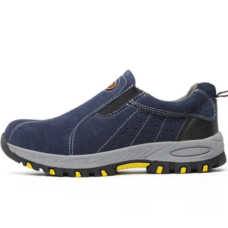 Munkavédelem Biztonság Munkacsizma Ütésgátló Szúrásgátló Hegesztő Ipari Acél orr Férfi Csúszás Cipők