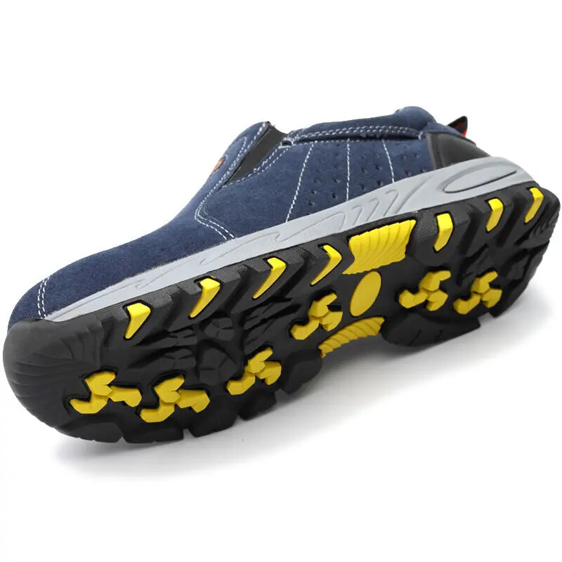 Munkavédelem Biztonság Munkacsizma Ütésgátló Szúrásgátló Hegesztő Ipari Acél orr Férfi Csúszás Cipők