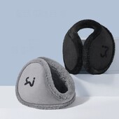 Căști pentru urechi cu protecție împotriva frigului pentru bărbați, din pluș moale, îngroșat, pentru urechi, în aer liber, acoperit pentru urechi, rezistent la vânt, pentru urechi, pentru iarnă, consumabile calde