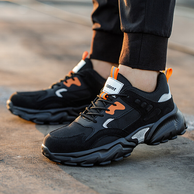 Παπούτσια ασφαλείας παπούτσια εργασίας ατσάλινα δάχτυλα ανδρικά μπότες εργασίας με προστασία από τρύπημα άφθαρτη ασφάλεια ελαφριά