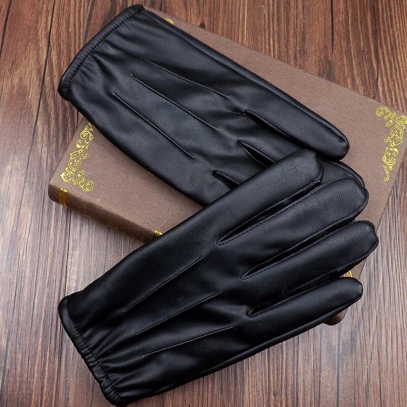 Naujos žieminės pirštinės, vyriškos, moteriškos, odinės šiltos vairavimo pirštinės, pirštinės su jutikliniu ekranu, vandeniui atsparios taktinės pirštinės