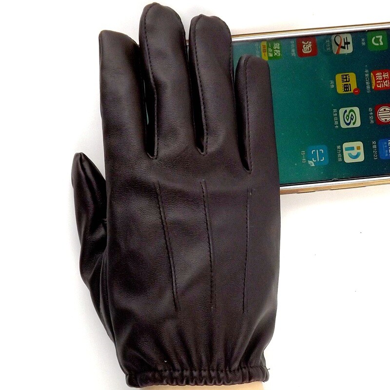 Naujos žieminės pirštinės, vyriškos, moteriškos, odinės šiltos vairavimo pirštinės, pirštinės su jutikliniu ekranu, vandeniui atsparios taktinės pirštinės