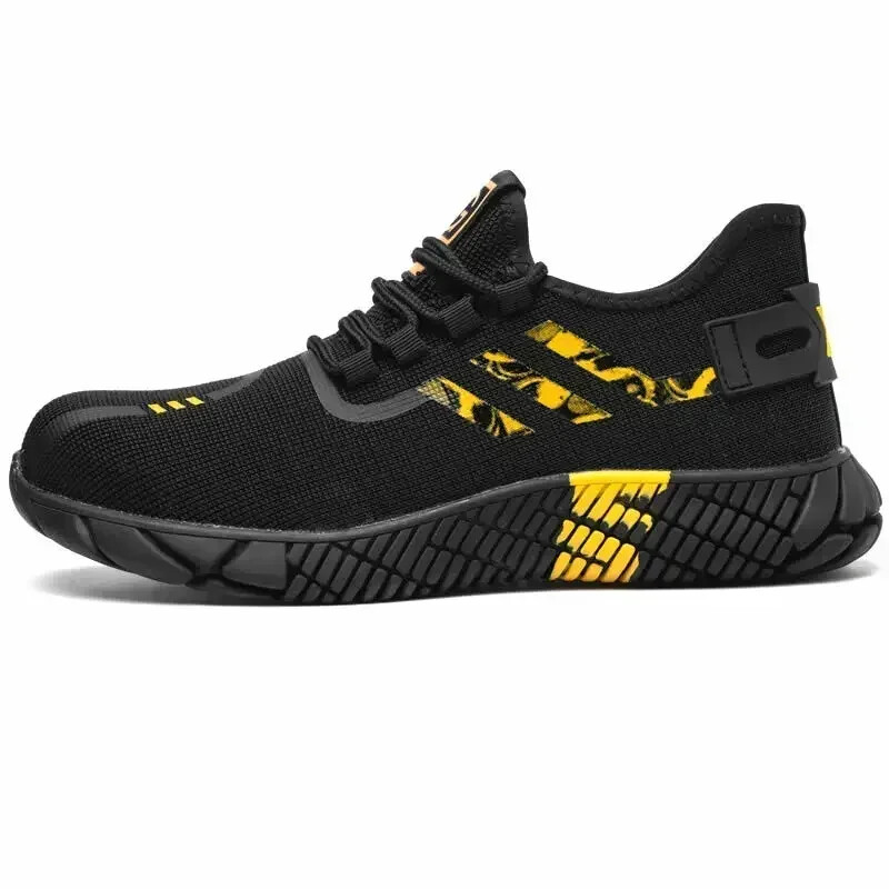 Работни маратонки Мъжки предпазни обувки Работни обувки със стоманени пръсти Предпазни ботуши Мъжки обувки Противопробивни работни летни кевларови
