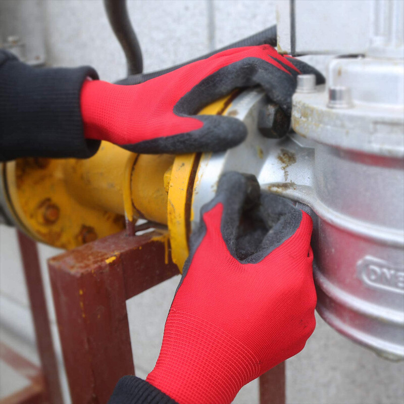 24Pieces/12 Pairs Υψηλής ποιότητας Μηχανικός Ασφαλείας Προστατευτικά Γάντια Εργασίας Γυναικεία Γάντια Κήπου ή Ανδρικά Λαστιχένια Γάντια Ασφαλείας NMSafety Μάρκα.