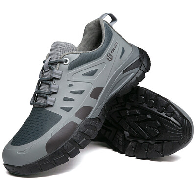 Νέα, μοντέρνα ανδρικά άνετα, αντιολισθητικά παπούτσια εργασίας εργασίας, αντικραδασμικά, αντιτρυπήματα, ανθεκτικά στη φθορά