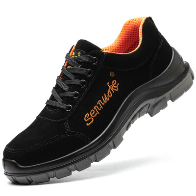 Vīriešu darba un drošības apavi Vīriešu darbam Apavi Tērauda purngals Viegla pēdu aizsardzība Apavi Kurpes bezmaksas piegāde