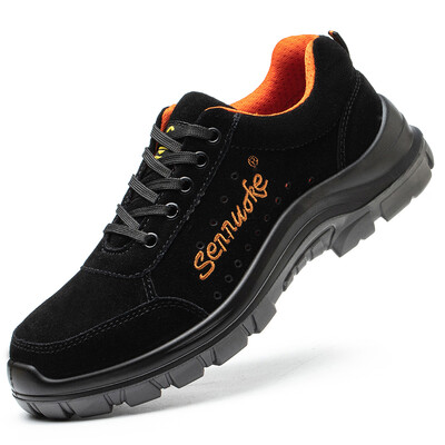 Vīriešu darba un drošības apavi Vīriešu darbam Apavi Tērauda purngals Viegla pēdu aizsardzība Apavi Kurpes bezmaksas piegāde