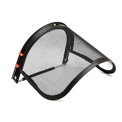 Sodo žoliapjovės apsauginis šalmas kepurė su viso veido tinkleliu, skirtu kirtimui krūmapjovės miškininkystės apsauga Visas veido skydas