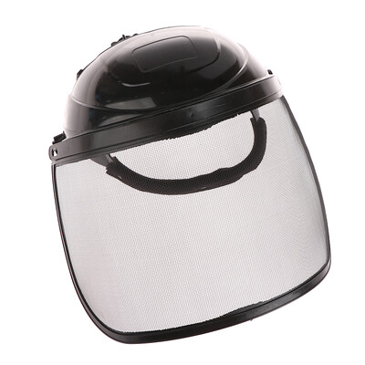 Sodo žoliapjovės apsauginis šalmas kepurė su viso veido tinkleliu, skirtu kirtimui krūmapjovės miškininkystės apsauga Visas veido skydas