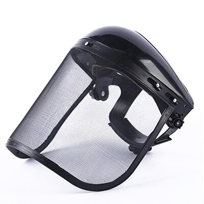 1 ΤΕΜ. από ανοξείδωτο ατσάλι Garden Grass Trimmer Safety κράνος Καπέλο με Full Face Mesh Προστατευτική μάσκα προσώπου με προστασία από το πιτσίλισμα