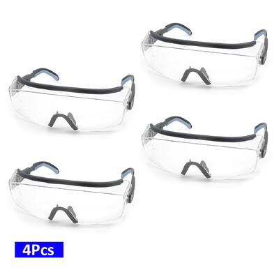 Γυαλιά ασφαλείας Χειρουργικά γυαλιά που μπλοκάρουν UV400 Προστασία σιλικόνης κατά της ομίχλης και σκόνης εργαστήριο Unisex γυαλιά CE Ansi Z87