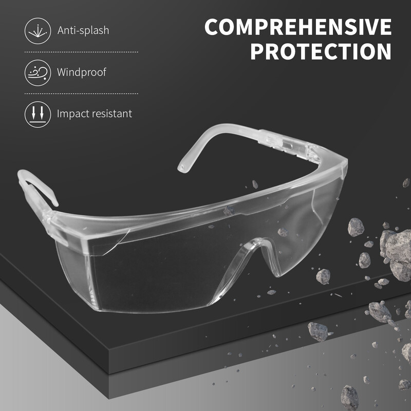 Προστατευτικά γυαλιά ασφαλείας Hot-Selling CE AnsiZ87 Eye Protection Clear Goggles Αδιάβροχα γυαλιά γυαλιά κατά της ομίχλης για εργασία