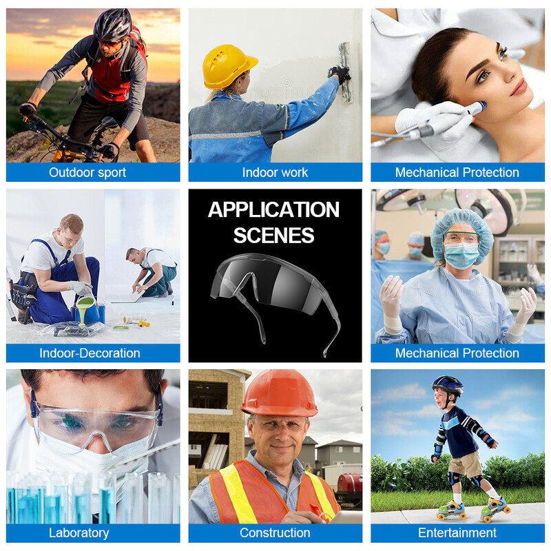 Προστατευτικά γυαλιά ασφαλείας Hot-Selling CE AnsiZ87 Eye Protection Clear Goggles Αδιάβροχα γυαλιά γυαλιά κατά της ομίχλης για εργασία