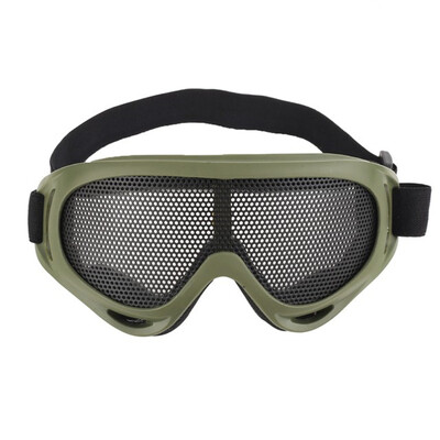 Tactical Airsoft Hunting Metal Mesh Lens Goggle Αθλητικά γυαλιά ασφαλείας Γυαλιά παιχνιδιών CS Αντικρουόμενα γυαλιά Εξοπλισμός στρατιωτικού ανεμιστήρα
