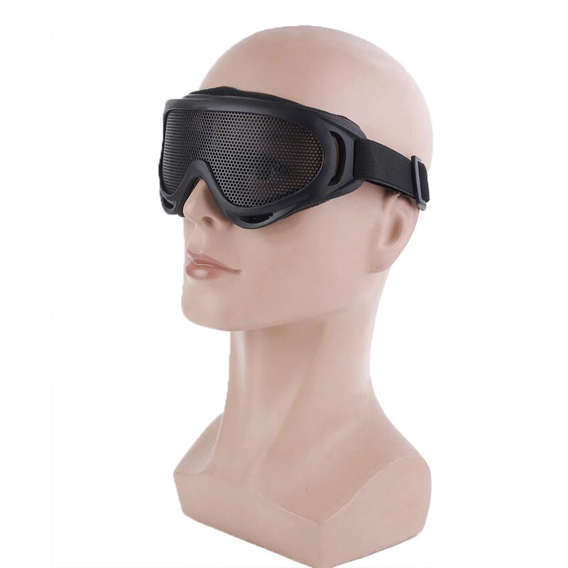 Tactical Airsoft Hunting Metal Mesh Lens Goggle Αθλητικά γυαλιά ασφαλείας Γυαλιά παιχνιδιών CS Αντικρουόμενα γυαλιά Εξοπλισμός στρατιωτικού ανεμιστήρα