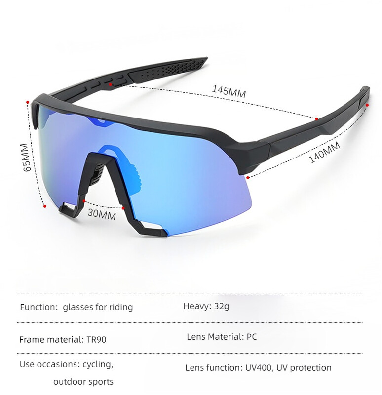 Ανδρικά γυναικεία γυαλιά ηλίου εξωτερικού χώρου Γυαλιά ποδηλασίας MTB Αθλητικά γυαλιά UV400 Bicycle Γυαλιά ποδηλάτου Γυαλιά μοτοσικλέτας χωρίς κουτί