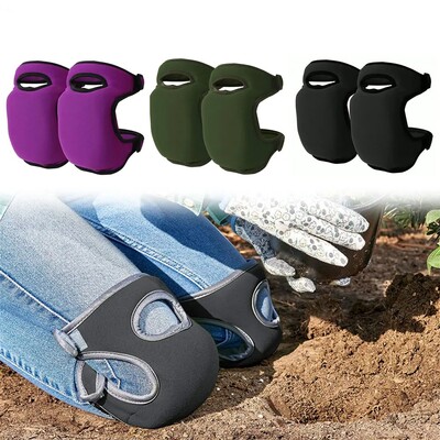 1 Pair Gardening Knee Pads Antislip Knee Protectors Προστατευτικό μαξιλάρι Μαλακό επιγονατάκι για εργασίες καθαρισμού κηπουρών Τρίψιμο δαπέδων