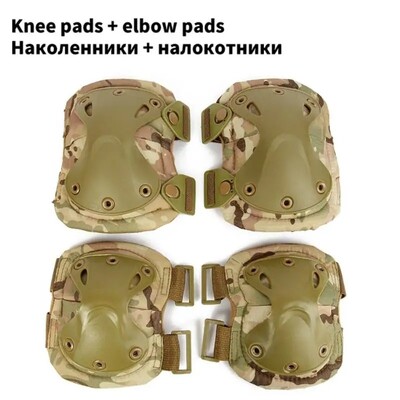 Genunchiere tactice Cot Airsoft Genunchiere Cot Tampoane de protecție Combat Paintball Skate Sporturi în aer liber Echipament de protecție