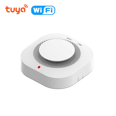 Tuya WiFi ZigBee Smart dūmų detektoriaus jutiklis Apsauga Priešgaisrinė dūmų signalizacija namų apsaugos sistemai per Smart Life APP