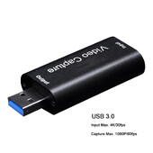 Εγγραφή USB Audio Video Εγγραφή 4K 1080P HDMI συμβατή με USB 3.0 Εγγραφή σε βιντεοκάμερα DSLR Action Cam για διδασκαλία ροής