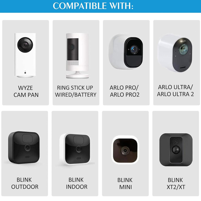 Āra kameras stiprinājuma kronšteins iekštelpu āra sienas stiprinājums 360 grādu rotācijas stiprinājums, kas ir savietojams ar Blink Outdoor 4 kameru